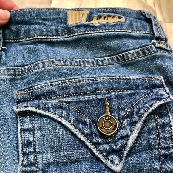 Kut From the Kloth Boyfriend Skinny Bardot Jeans size 4 - Picture 10 of 13